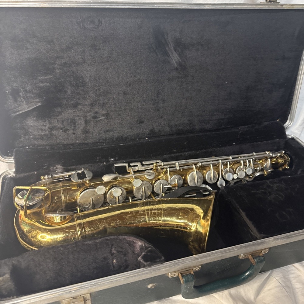 Vintage The Selmer Company Saxophone & Case "Untested" Dents,  Accessories